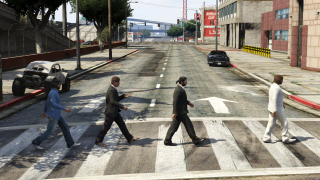 Illustration for article titled Iconic Album Covers, Recreated in... GTA V